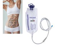 Grande sacca diâlavaggio riutilizzabile in PVC da 1,8L per pulizia del colon per uomini e donne