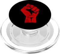 Grande Saluto del pugno alzato rosso della resistenza di solidarietà dell'unità PopSockets PopGrip per MagSafe