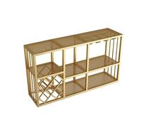 Grande scaffale per bottiglia per liquori a parete per parete a parete con scaffale di barra in ferro in vetro di vino in porta bottiglia di vino nera/oro 47,2 x 9,8 x 23,6 pollici eleganti e
