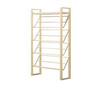 Grande scarpiera in metallo a 5 ripiani, moderna scarpiera e ripiano per scarpe, piante, libri, elegante armadio per ingresso domestico (dimensioni: B) (D)