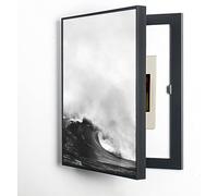 Grande Scatola Decorativa con Coperchio, Adatta per contatori elettrici, dal Design Moderno, smontabile e a Parete, per Nascondere Il Quadro Elettrico, Ideale per Case e Hotel.(Color6,50 * 60cm)