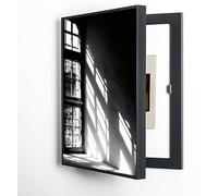 Grande Scatola Decorativa con Coperchio, Adatta per contatori elettrici, dal Design Moderno, smontabile e a Parete, per Nascondere Il Quadro Elettrico, Ideale per Case e Hotel.(Color11,50 * 60cm)