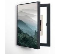 Grande Scatola Decorativa con Coperchio, Adatta per contatori elettrici, dal Design Moderno, smontabile e a Parete, per Nascondere Il Quadro Elettrico, Ideale per Case e Hotel.(Color1,55 * 65cm)