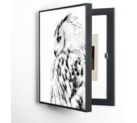Grande Scatola Decorativa con Coperchio, Adatta per contatori elettrici, dal Design Moderno, smontabile e a Parete, per Nascondere Il Quadro Elettrico, Ideale per Case e Hotel.(Color21,35 * 45cm)