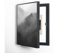 Grande Scatola Decorativa con Coperchio, Adatta per contatori elettrici, dal Design Moderno, smontabile e a Parete, per Nascondere Il Quadro Elettrico, Ideale per Case e Hotel.(Color17,40 * 50cm)