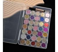 Grande scatola di stoccaggio e display per il trucco vuota, organizer per glitter e strass per arte di unghie, decorazione per la stanza, borse, borsetta per il trucco, vanity, da viaggio, borsetta pe