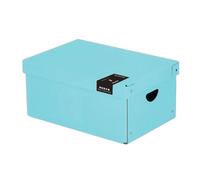 Grande scatola laminata Pastelini blu