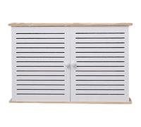 Grande scatola portaoggetti for router da appendere alla parete, staffa for scatola decorativa WiFi montata a parete Scaffale galleggiante a 2 strati for scatole di gestione dei cavi ( Size : 54x10.5x