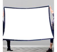 Grande Schermo per Proiettore da Parete 250 300 Pollici Tela Spessa | Schermo Proiettore Per Teatro Domestico，Campeggio HD Schermo Per Proiettore Facile Da Installare(150inch4:3)