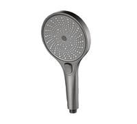 Grande schermo Shower Head, 3 velocità, portatile con manico, set completo di accessori e accessori (grigio shower head)