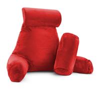 Grande Schiuma Lettura & TV Letto Riposo Cuscino + 2 Collo & Lombare Cuscini,W/