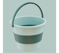 Grande secchio di plastica portatile ispessito pieghevole da 17 litri, barile da