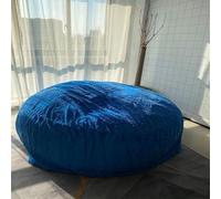Grande sedia a carreggiata di fagioli, mobili giganti pieni di schiuma coperte lavabili in lavatrice, grande rotondo soffice pelliccia di pelliccia di fagioli pigro divano letto pigro coperchio di