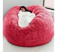 Grande sedia a carreggiata di fagioli, mobili giganti pieni di schiuma coperte lavabili in lavatrice, grande soffice pelliccia di pelliccia di pelliccia di pelliccia di fagioli pigri di divano letto