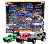 Grande set da 20 macchinine in metallo - fuoristrada e pick-up