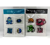 Grande set di figure in acrilico Capcom Exhibition Mega Man Giappone nuovo