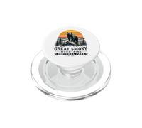 Grande Smoky Mountains Parco Nazionale Retro Tramonto PopSockets PopGrip per MagSafe