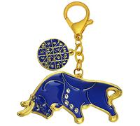 Grande Soldi Bull Amuleto Portachiavi China Feng Shui Arte Pace Ricchezza Prosperità Successo Buona Fortuna Capodanno Regalo di Natale, Gw5327