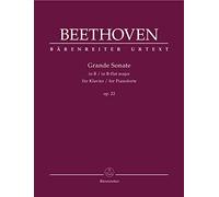 Grande Sonate für Klavier B-Dur op. 22. Spielpartitur, Urtextausgabe. BÄRENREITER URTEXT