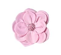 Grande spilla a forma di fiore in tessuto a strati floreale elegante da donna spilla per abiti e top elegante distintivo accessorio di moda