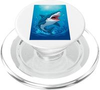 Grande Squalo Bianco - fumetto mortale predatore oceano PopSockets PopGrip per MagSafe