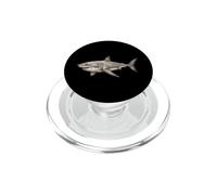 Grande Squalo Bianco Illustrazione Squalo PopSockets PopGrip per MagSafe