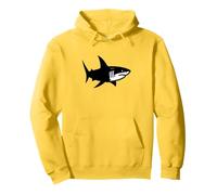 Grande squalo bianco spaventoso animale oceano spaventoso Felpa con Cappuccio