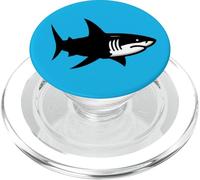 Grande squalo bianco spaventoso animale oceano spaventoso PopSockets PopGrip per MagSafe