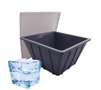 Grande stampo per blocco di ghiaccio, stampo per ghiaccio per vasca,Vasca da bagno per tuffo a freddo grande stampo per blocco di ghiaccio - Bevande congelate in coperchio Accessorio per il bagno di
