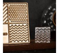Grande stampo per cubetti di ghiaccio, 10 x 10 cm, trasparente, per creare eleganti timbri per cocktail e ghiaccio bourbon in 5 secondi, perfetti per feste, eventi quotidiani