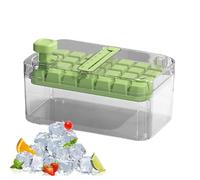 Grande stampo per ghiaccio, riutilizzabile, per cocktail, con coperchio a 6 griglie, antiaderente, utensili da cucina per bevande, birra, caffè, succhi di frutta, bevande, feste estive, picnic