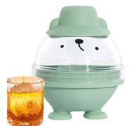 Grande stampo per palline di ghiaccio, stampo per palline di ghiaccio, scatola rotonda per stampi per cubetti di ghiaccio per whisky, Artefatto di congelamento del ghiaccio di design animale