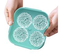 Grande stampo per produttore di palline di ghiaccio, stampo per ghiaccio a | Vassoio per ghiaccio in silicone a forma di palla - Stampo sicuro Design a rilascio facile per cioccolato salsa alla