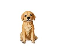 Grande statua a forma di cane Golden Retriever, ornamento da giardino per esterni, decorazione per patio, balcone e prato, scultura in resina resistente per gli amanti degli animali domestici