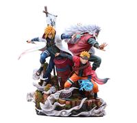 Grande statua da collezione Naruto Shippuden Uzumaki Jiraya Minato 41 cm lusso