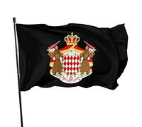 Grande stemma della casa Grimaldi Bandiera 9,1 x 1,5 m Bandiere da muro dai colori vivaci e resistenti allo sbiadimento UV per esterni ed interni