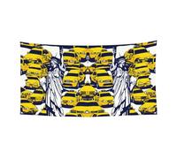 Grande striscione con stampa di New York City, per feste di compleanno, decorazione da appendere per regali di celebrazione