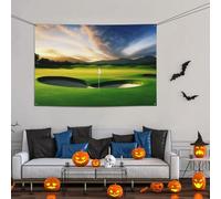 Grande striscione decorativo per feste, sfondo personalizzato da appendere alla parete, striscioni per compleanno, cortile, campo da golf, festa, sfondo fotografico, 119 x 180 cm, per matrimoni, feste