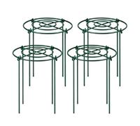 Grande struttura per piante erbacee da giardino per esterni, resistente, anello di supporto per fiori perenni 30 x 40 cm