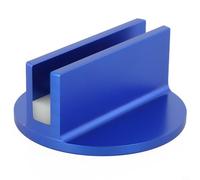 Grande supporto magnetico scanalato per telai saldati lavorati a CNC, compatibile con saldature a pressione da 7,6 cm in su, per un sollevamento sicuro in Indust