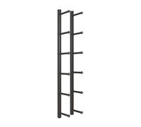 Grande supporto organizer per tappetino da yoga, supporto da parete per tappetini da ginnastica a 6/9 livelli, mensola multiuso per studi di palestra, garage, dimensioni 75 cm (165 cm)