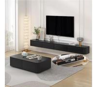 Grande supporto per TV sospeso da parete, con scomparti multipli, ideale per soggiorno e camera da letto (bianco, 120 x 20 x 24 cm)