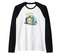 Grande Sveglia Costume con Scritta Do It Tomorrow Maglia con Maniche Raglan
