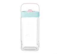 Grande tanica d'acqua con rubinetto, 2500/3500 ml, contenitore per acqua potabile per esterni in PE con beccuccio a pulsante e maniglia per il trasporto, caraffa trasparente da campeggio per
