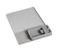 Grande tappetino antiscivolo per portafiltro caffè, 40 cm, grigio | Resiste al calore elevato, materiale inodore, sicuro per l'uso quotidiano, essenziale per la preparazione del caffè espresso