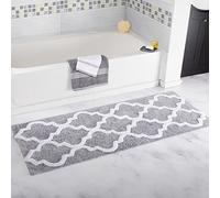 Grande tappetino da bagno per vasca da doccia, 45 x 120 cm, extra lungo, assorbente in microfibra ultra morbida, tappeto lungo per comodino, corridoio, hotel
