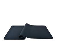 Grande tappetino for mouse da gioco, tappetino for mouse for computer, impermeabile, multi-misura, antiscivolo, in gomma naturale, con bordo di bloccaggio Per Ufficio(Black,26 x 21 cm)