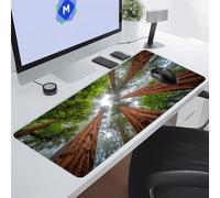 Grande Tappetino per il Mouse da Gioco Paesaggio Degli Alberi Tappetino Mouse XXL 700x300x2 mm Grandi Tappetino di Protezione Scrivania Tappetini per Tastiera Esteso Allargato per Ufficio e Gaming