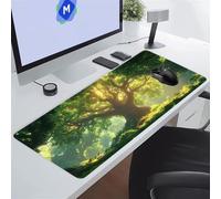 Grande Tappetino per il Mouse da Gioco Paesaggio Degli Alberi Tappetino Mouse XXL 800x300x2 mm Grandi Tappetino di Protezione Scrivania Tappetini per Tastiera Esteso Allargato per Ufficio e Gaming