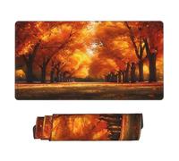 Grande tappetino per mouse da gaming, con base in gomma con bordi cuciti, tappetino per mouse per laptop, tastiera PC, tappetino per mouse per lavoro, gioco e ufficio, 40,6 x 74,9 cm